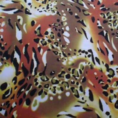 Állatmintás fürdőruha anyag